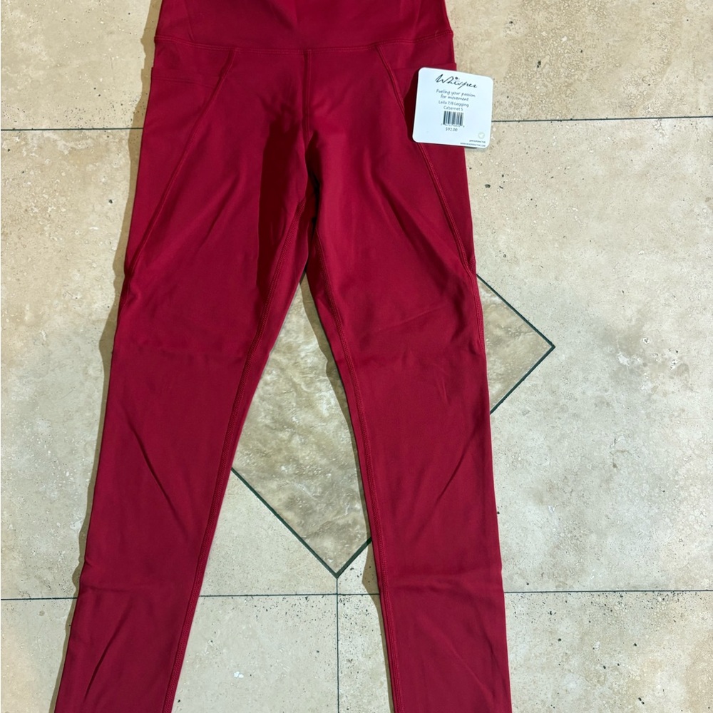 Vibrant Red Women's Leggings